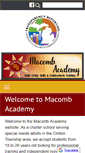 Mobile Screenshot of macombacademy.net